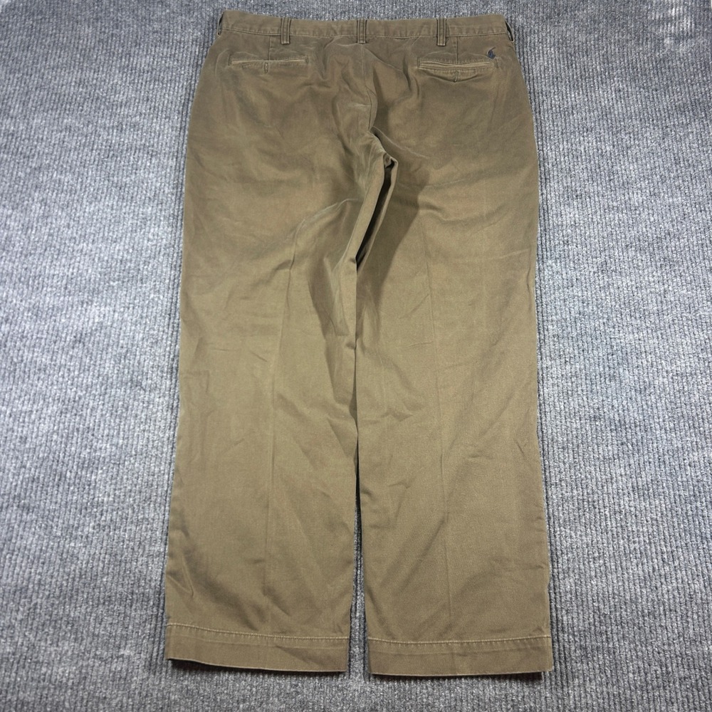 Polo Ralph Lauren Pants Men's 40x30 Preston Brown Cotton Chino Trousers Preppy‎